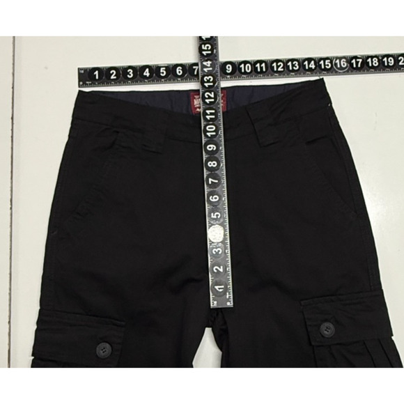 Matchstick Cargo Pants Mens 29x31 Black Grunge Skater Y2K Gorpcore Utility NEW - Picture 5 of 11